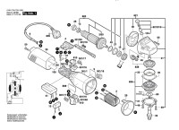 Bosch 0 601 704 942 GWS 14-125 C Angle Grinder 230 V / GB Spare Parts GWS14-125C